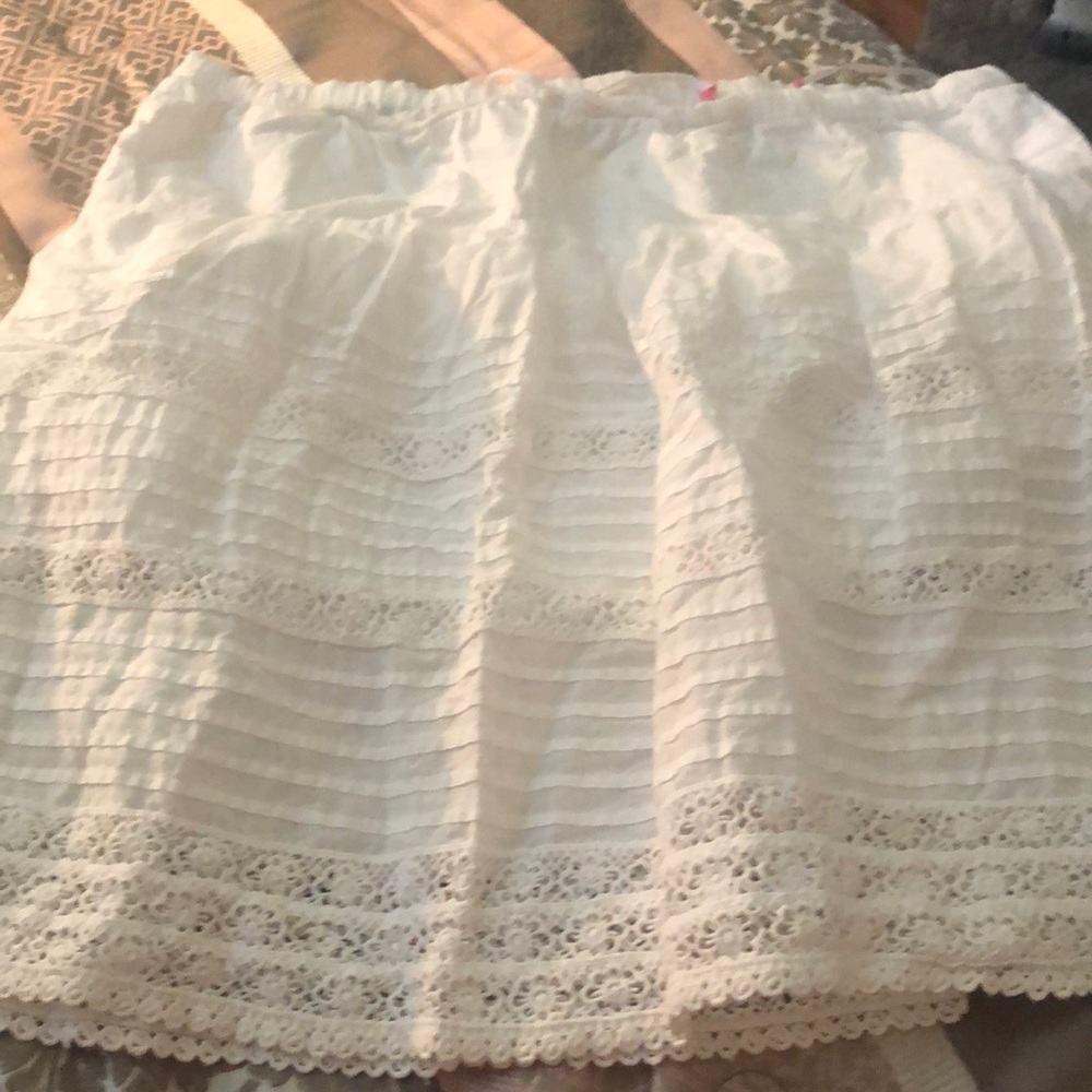 Soft summer white skirt